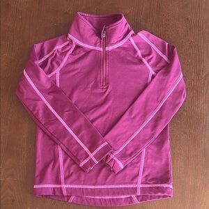 L.L. Bean Kids' Wicked Warm Long Underwear Top Expedition - Purple size M/5-6